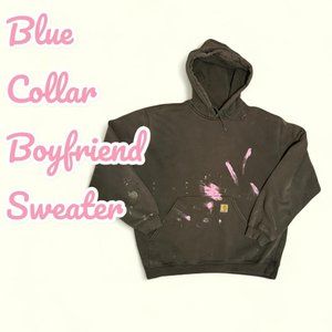 Blue Collar Boyfriend XL Carhartt Hoodie